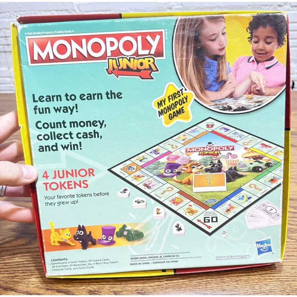 Monopoly‎ Junior Board Game My First Monopoly Game Ages 5+ Hasbro 2017